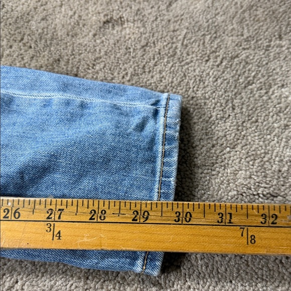 rag & bone Light Blue Straight Leg Jeans - Picture 7 of 9